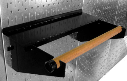 4 ft Metal Pegboard Basic Tool Organizer Kit - Metallic Toolboard & Hooks
