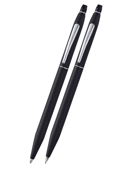 Click™ Classic Black Ballpoint Pen and Pencil Gift Set