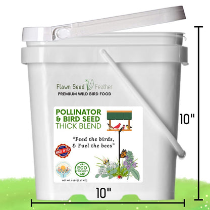 Pollinator & Wild Bird Seed Thick Bee Lawn Blend