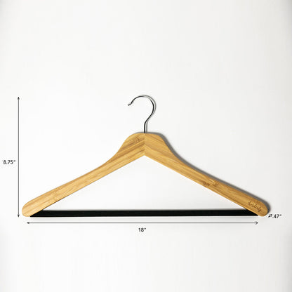 Bamboo Hangers (with Velvet Bar)
