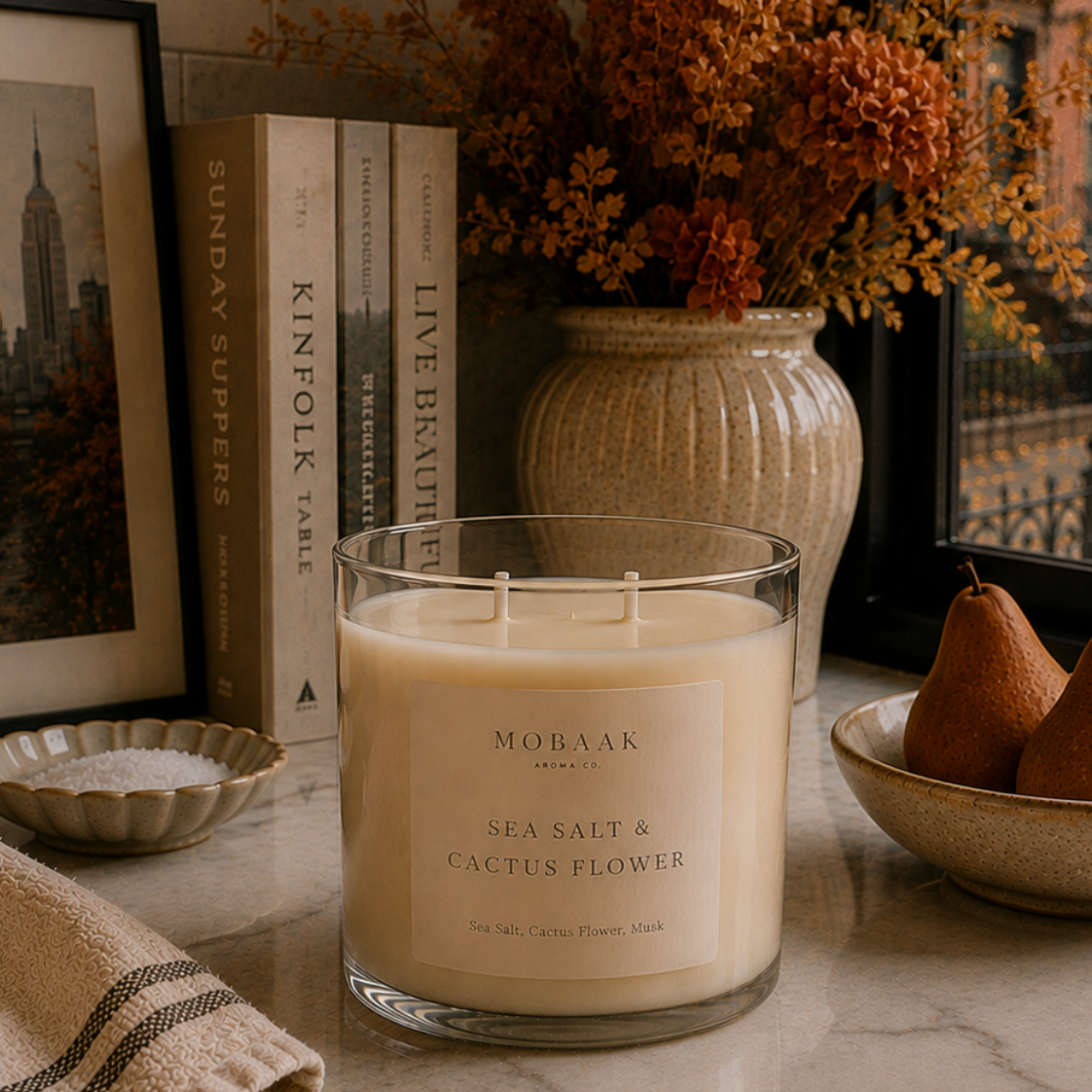 Sea Salt & Cactus Flower Candle