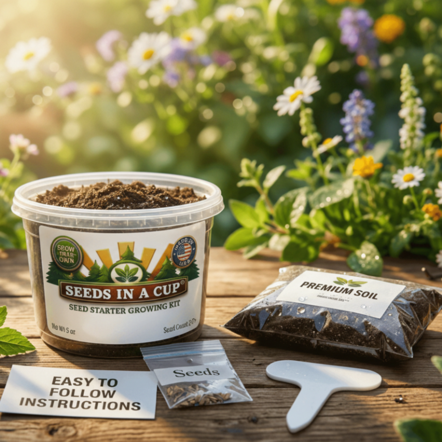 Urban Apartment Balcony Herb Garden Set