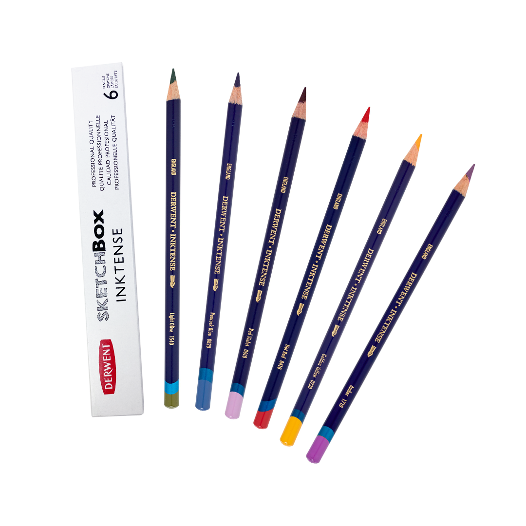 Derwent Inktense Custom Pencil 6-set