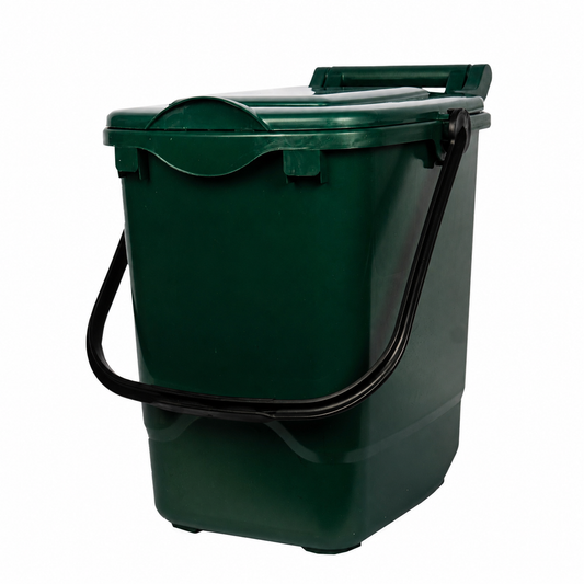 EcoSafe EcoCaddy 6-Gallon Compost Bin, Eco-Friendly Kitchen Trash, Food Waste Under Counter Bin (QTY 1), SKU ECGRN