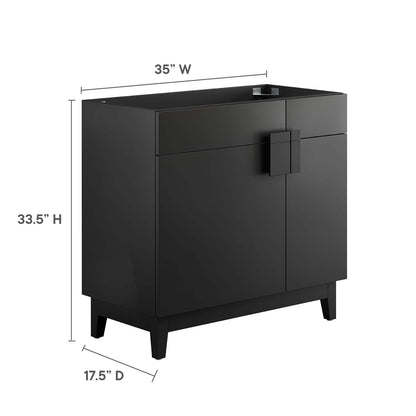Miles 36Ó Bathroom Vanity Cabinet (Sink Basin Not Included) by Modway