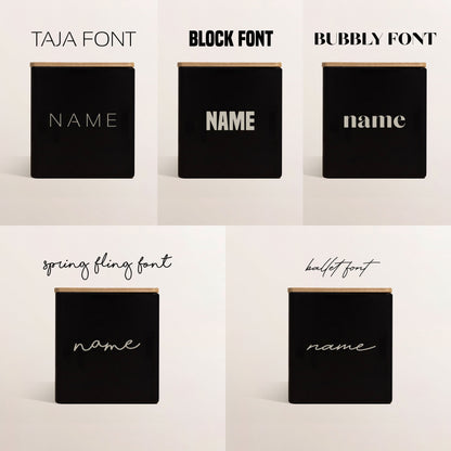 ENGRAVE YOUR NAME CANDLE