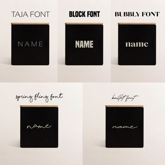 ENGRAVE YOUR NAME CANDLE