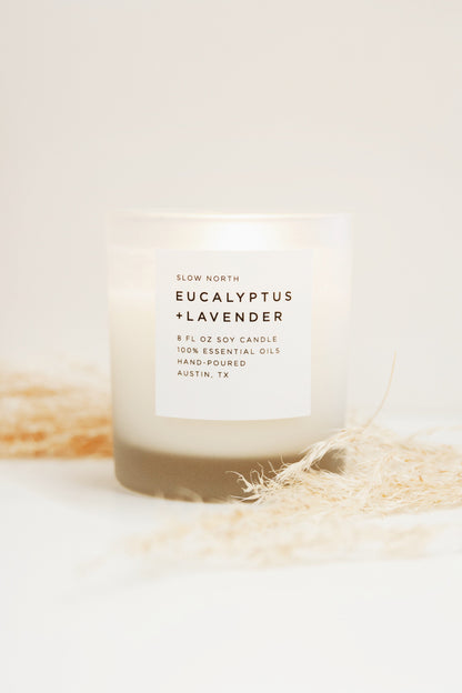 Eucalyptus + Lavender - Signature Soy Candle