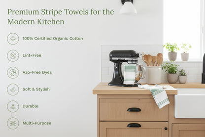 Striped Kitchen Towels