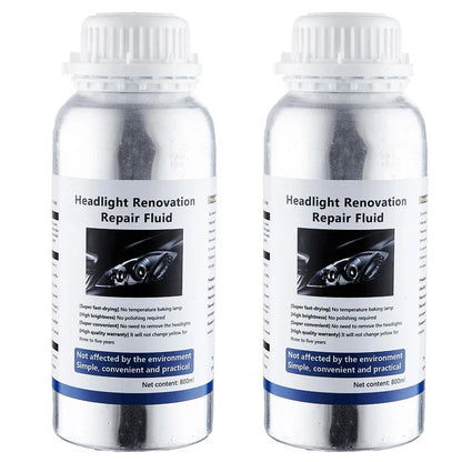 800ML Car Headlight Polishing Liquid Polymer Car Headlamp Renovation Restoration Cleaning Agent  Auto Repair Products