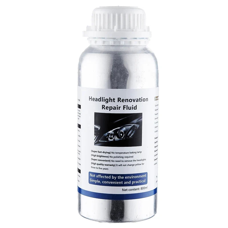 800ML Car Headlight Polishing Liquid Polymer Car Headlamp Renovation Restoration Cleaning Agent  Auto Repair Products