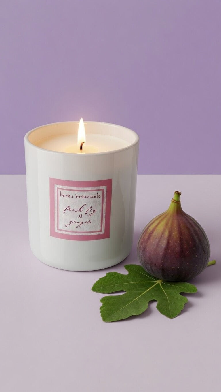coconut plant-based wax candle