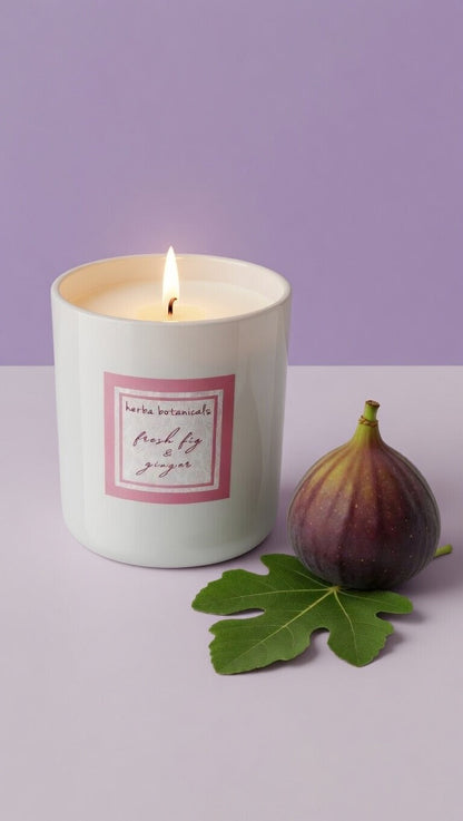 coconut plant-based wax candle