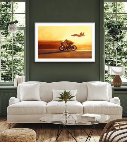 TOP GUN MAVERICK PAINTING - It's time to let go