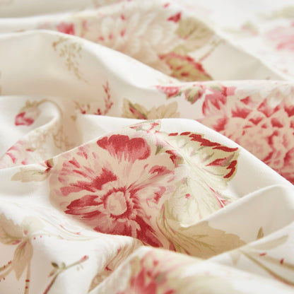 DaDa Bedding Hint of Mint Floral Cotton Flat Sheet Set
