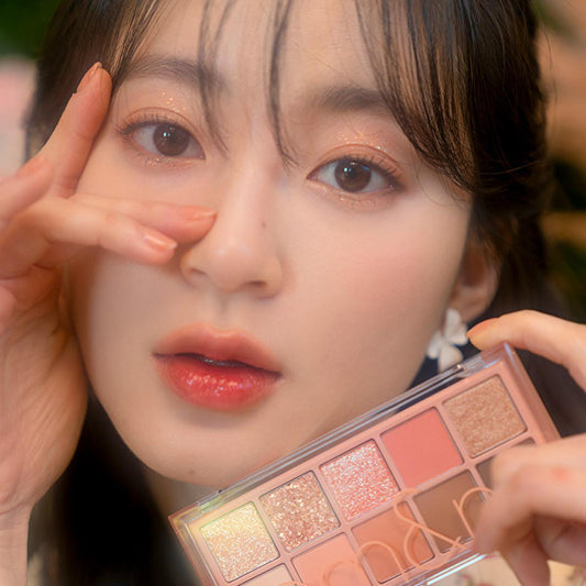 rom&nd Better Than Palette Eyeshadow Palette 01 Pampas Garden - 10 Color Eyeshadow Palette with Matte & Shimmer Finish