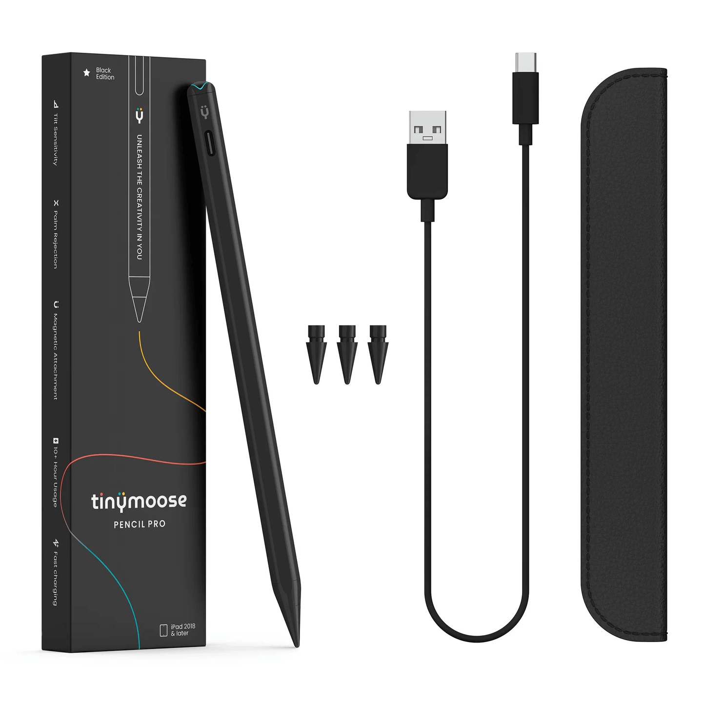 Pencil Pro - iPad Pen With USB-C Charging | Black Edition