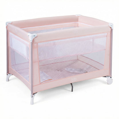 Portable Baby Playard Folding Travel Crib for Infants with Soft Mattress