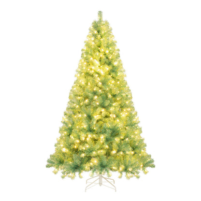 Pre-Lit Tinsel Christmas Tree Artificial Xmas Tree Home Office Party Seasonal Holiday Decoration