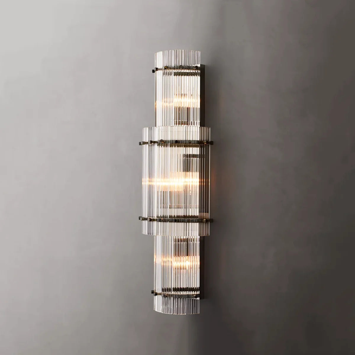 Rectangular San Marco Grand Round Wall Sconces