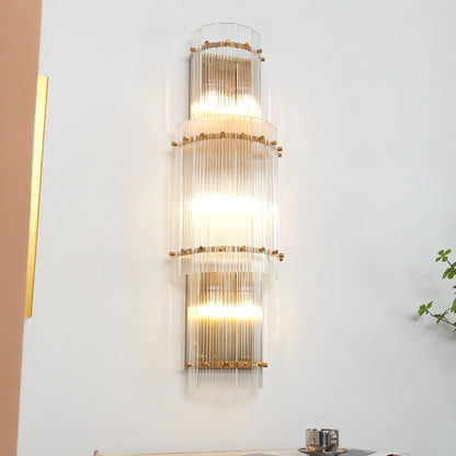Rectangular San Marco Grand Round Wall Sconces