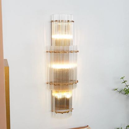 Rectangular San Marco Grand Round Wall Sconces
