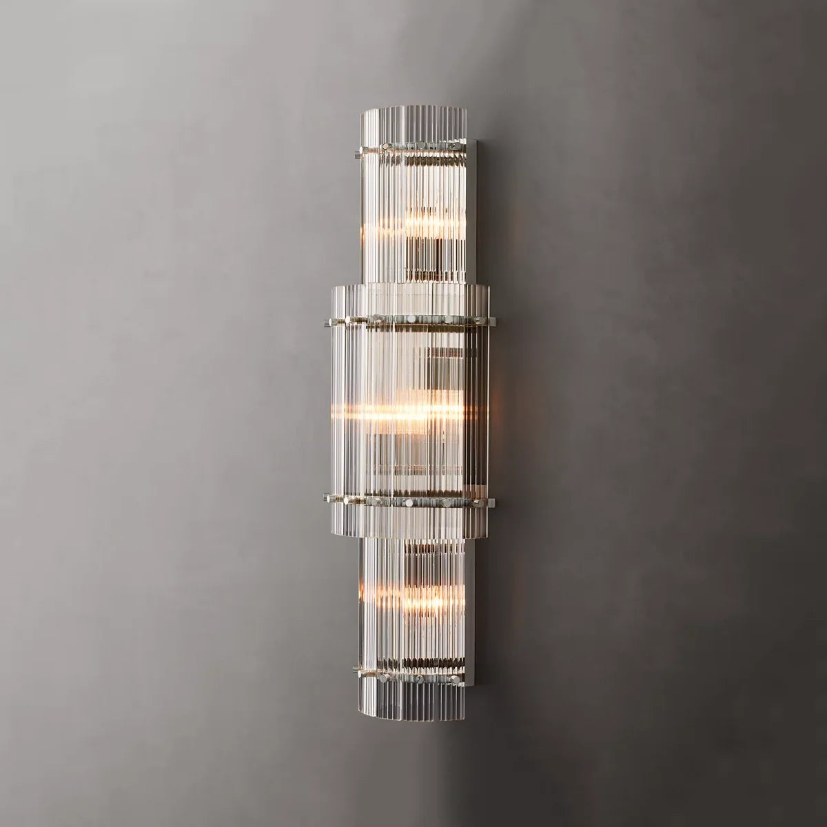 Rectangular San Marco Grand Round Wall Sconces