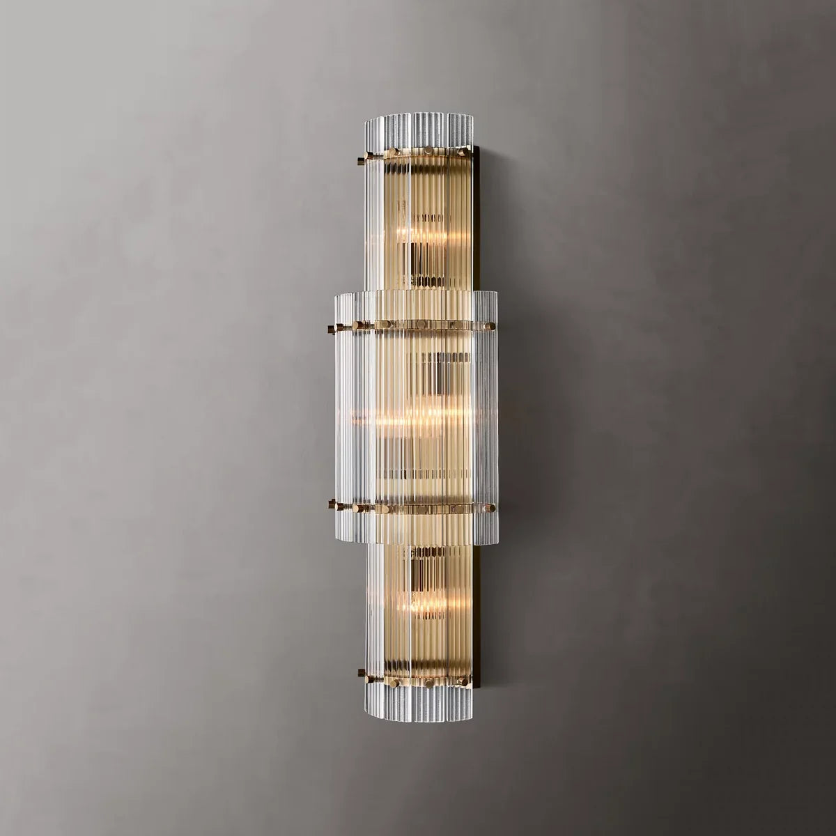 Rectangular San Marco Grand Round Wall Sconces