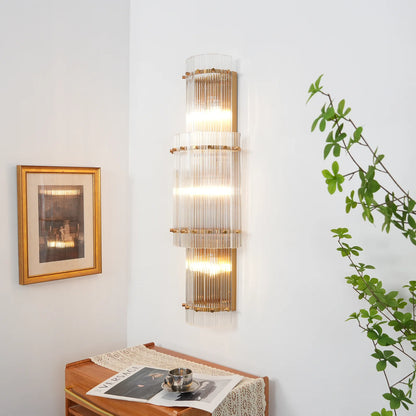 Rectangular San Marco Grand Round Wall Sconces