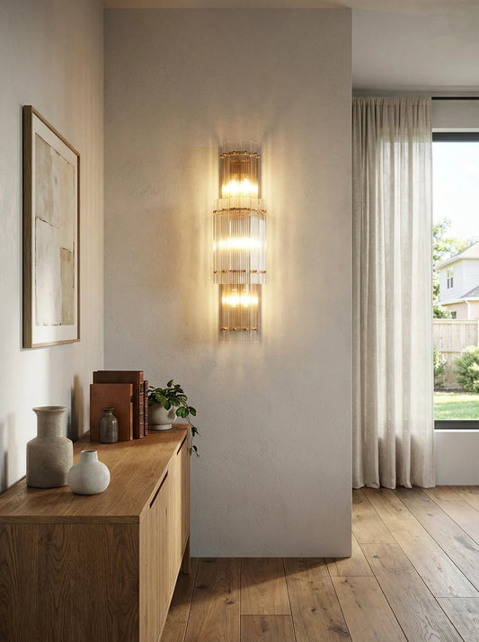 Rectangular San Marco Grand Round Wall Sconces
