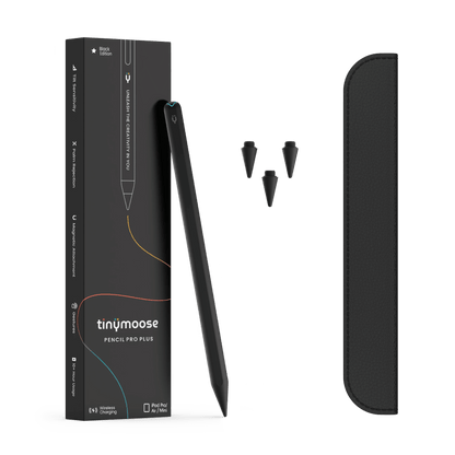 Pencil Pro Plus - iPad Pen with Wireless Charging – Midnight Black