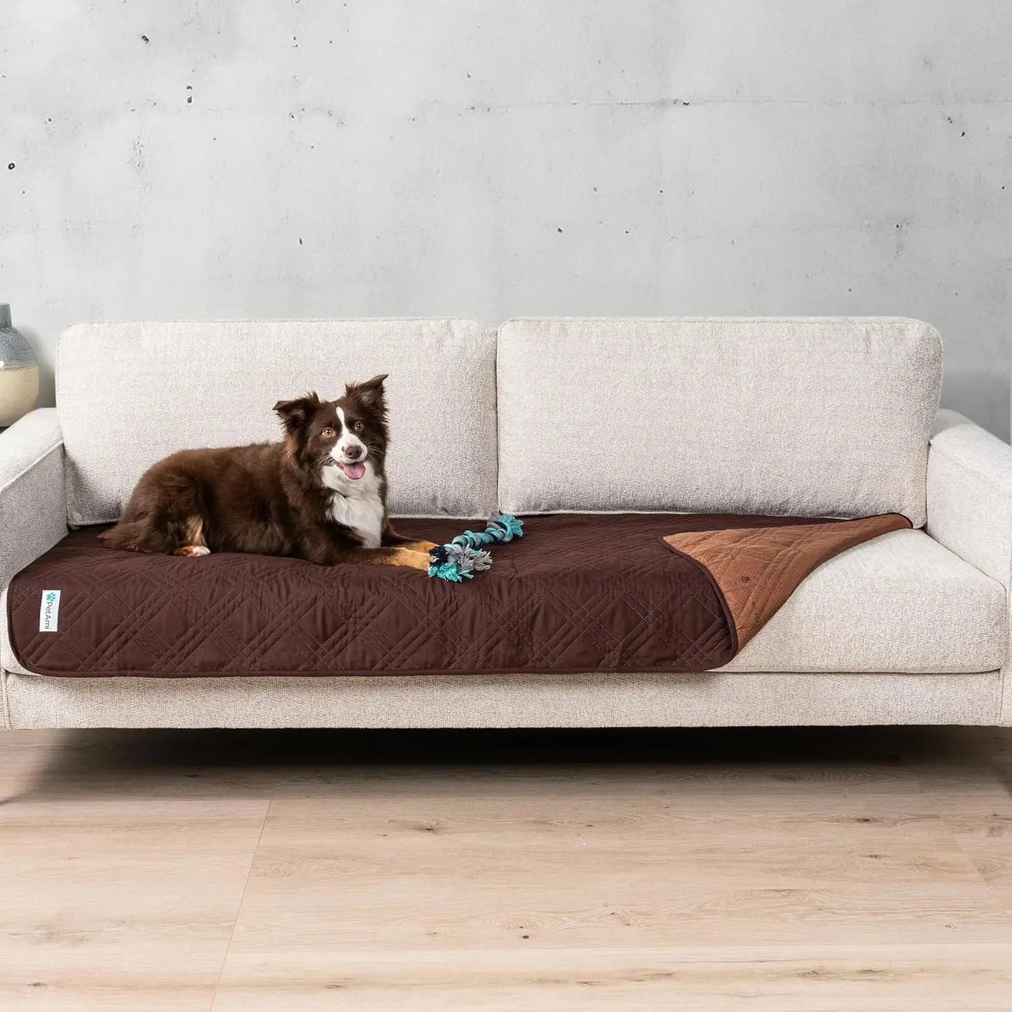 Waterproof Pet Couch Cover Reversible Furniture Protector for Dogs & Cats