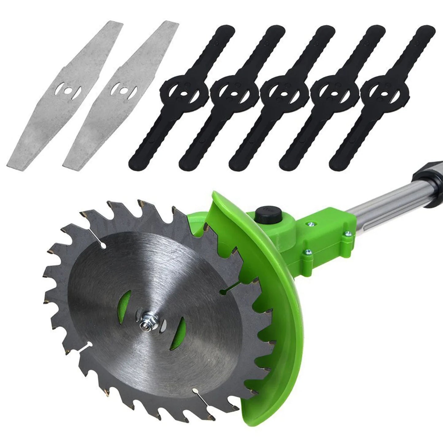 Cordless 2-In-1 Weed Trimmer and Grass Edger With Fast Charger