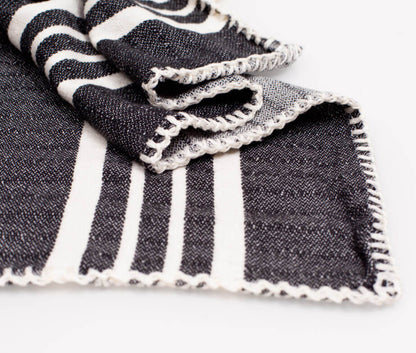 FARMHOUSE HAND TOWEL , WITHOUT FRINGES ( SET OF 2 )