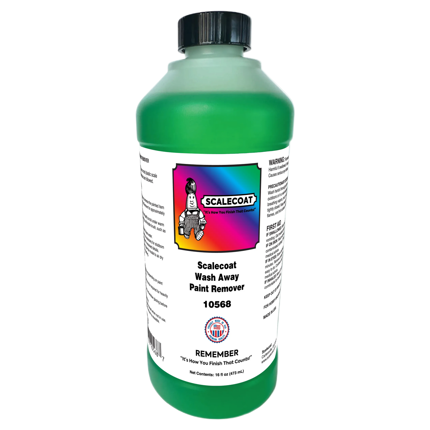 Scalecoat Wash Away Paint Remover 16oz Bottle - 10568