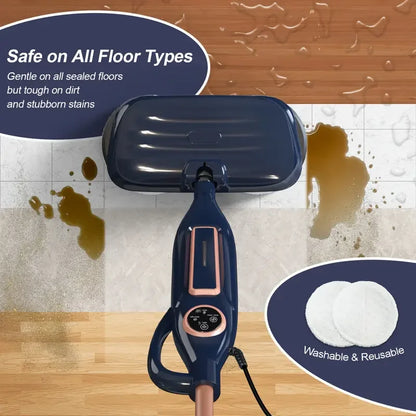 INSE VM6 Scrubbing Steam Mop Ten In 1 Rotating Pad