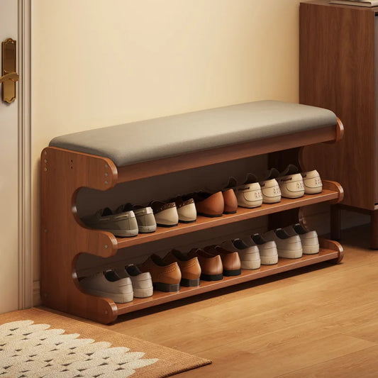 Shoe Cabinet Stool Upholstered Flip Top Shoe Storage Bench Entryway Hallway Cushion Seat Removable Shoe Rack Organizer Furniture
