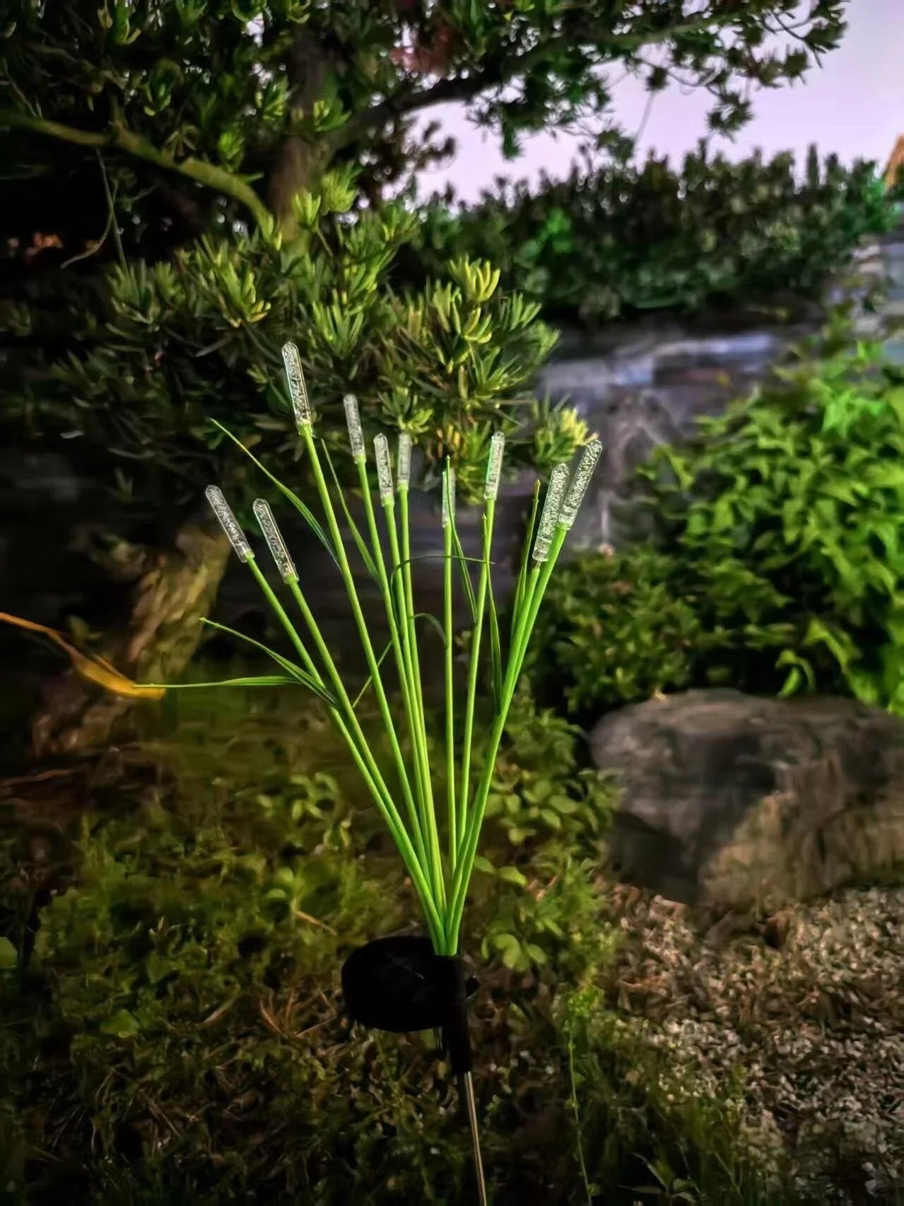 1PC Solar Firefly Swaying Garden Light Outdoor Waterproof LED Reed Lamp Decoration Landscape Lights For Pond Patio Yard Pathway