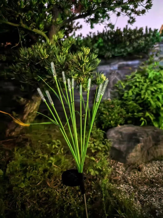 1PC Solar Firefly Swaying Garden Light Outdoor Waterproof LED Reed Lamp Decoration Landscape Lights For Pond Patio Yard Pathway