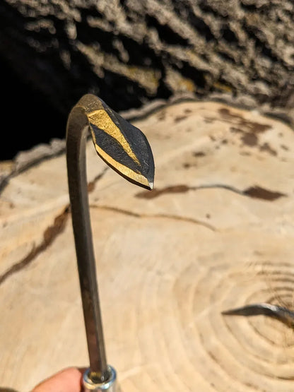 Single Tine Cultivator, Hand Forged Garden Tool