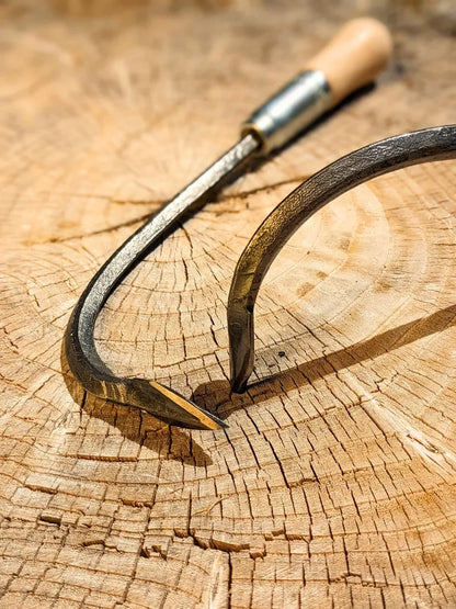 Single Tine Cultivator, Hand Forged Garden Tool