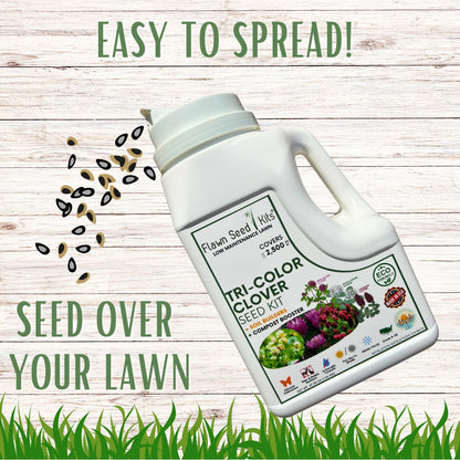 Tri-Color Clover Seed Easy Spread Shaker