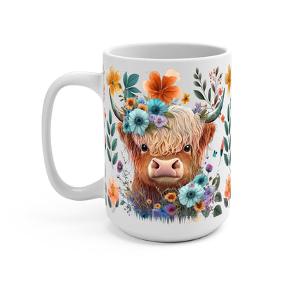 Highland Cow Glass Cups