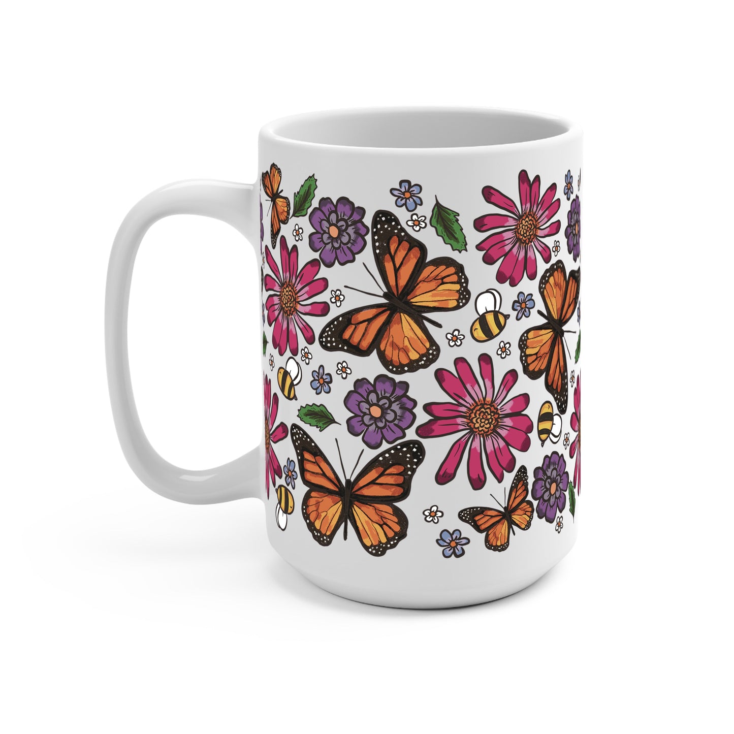 Butterfly Garden Glass Cups
