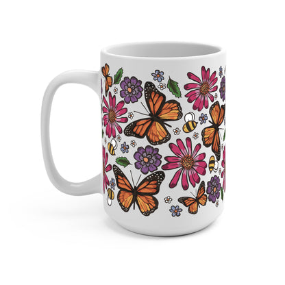 Butterfly Garden Glass Cups