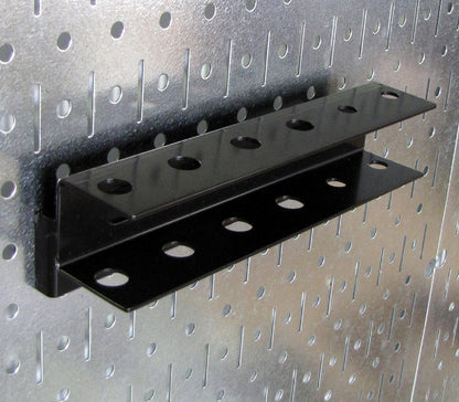 4 ft Metal Pegboard Basic Tool Organizer Kit - Metallic Toolboard & Hooks