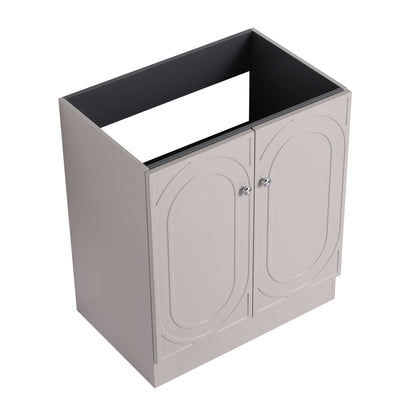 Modern Freestanding Bathroom Vanity With Soft Close Cabinet Doors
