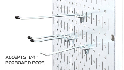 Metal Pegboard Pack - Two 32in x 16in Pegboard Tool Boards