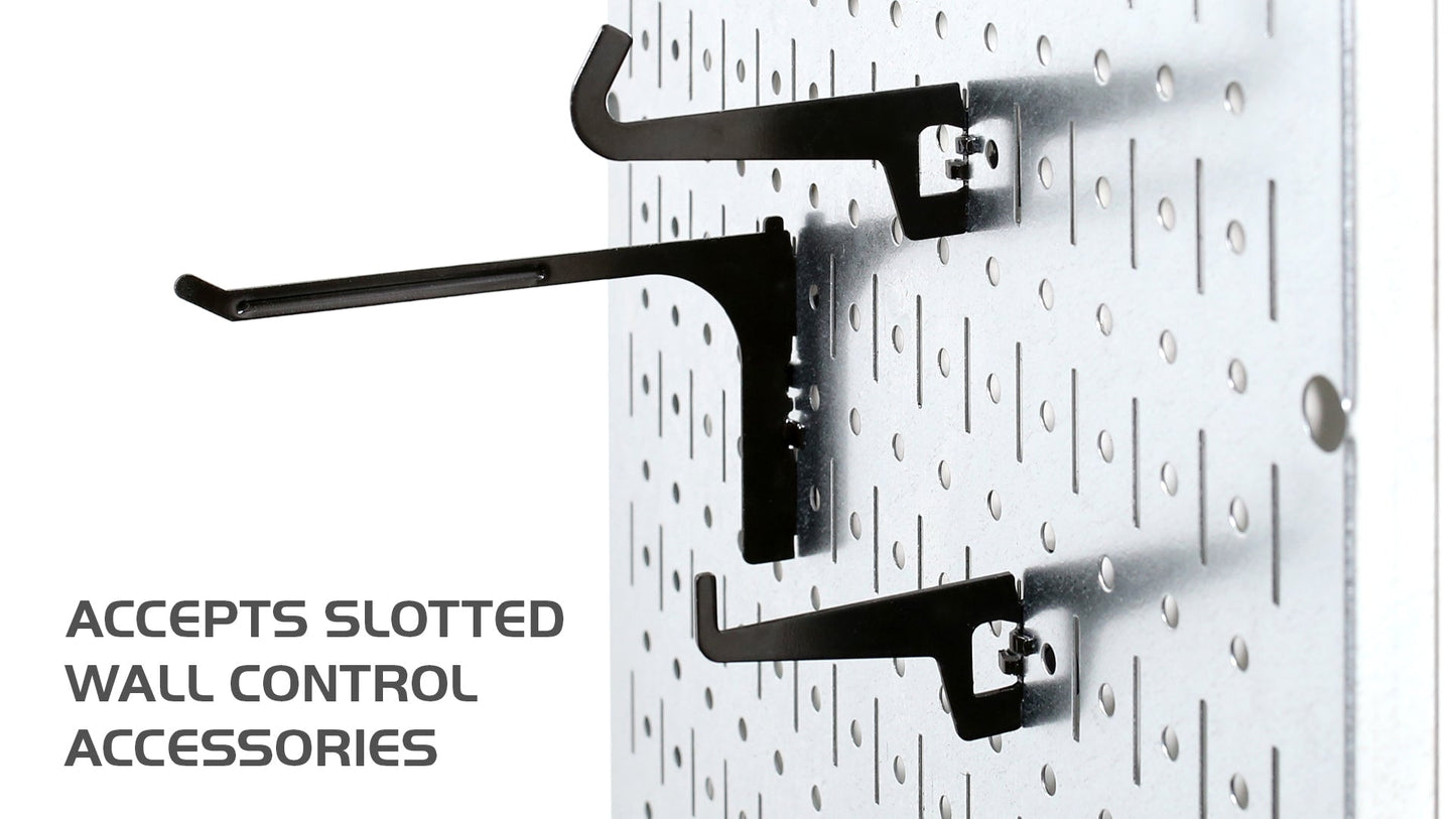 Metal Pegboard Pack - Two 32in x 16in Pegboard Tool Boards