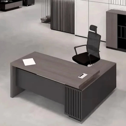 Mercer · Modern Executive L-Shaped Desk